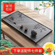 合成烏金石茶盤家用客廳辦公室一體式功夫茶臺(tái)內(nèi)嵌茶海下排水茶具 江南 60*37cm 送7件套  破損包賠