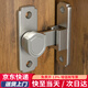 初工免打孔門鎖插銷安全鎖扣門扣明裝90度門搭扣 304不銹鋼精鑄鎖扣
