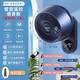 YRYE電風(fēng)扇家用小型壁掛式空氣循環(huán)壁扇廚房衛生間免打孔掛墻壁扇 藍色【智能遙控語(yǔ)音款】3D上下左右自動(dòng)搖頭+免打孔