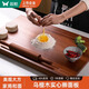 雙槍（Suncha）金花梨木和面板家用揉面案板搟面板餃子面食切菜板實(shí)木砧板 【烏檀實(shí)木】大號(hào)70*45*2cm