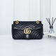【二手99新】Gu古cci馳女包 黑金marmont22、26單肩包 二手奢侈品紀念日禮物 marmont26