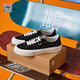 VISION STREET WEAR FLAT TOP經(jīng)典復(fù)古多色低幫翻毛皮帆布滑板鞋男女板鞋 黑色 42