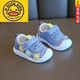 G.DUCKKIDS23新款春秋寶寶嬰兒鞋軟底學(xué)步鞋運動(dòng)鞋機會(huì )鞋男女小童鞋休閑網(wǎng)布 A231藍色 18 /內長(cháng)13厘米