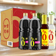千禾【0添加】生抽1.52kg*2+白醋500ml+料酒500ml禮盒【交替發(fā)貨】