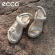愛(ài)步（ECCO）【Natacha聯(lián)名】涼鞋女 夏季戶(hù)外運動(dòng)沙灘鞋 越野822223 石灰色82222301378 39