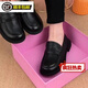 女士2025新款軟皮軟底單鞋防滑休閑小皮鞋一腳蹬懶人樂(lè)福鞋女百搭 黑色 36
