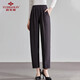 俞兆林中老年女裝春夏休閑褲媽媽裝褲子直筒褲 Y232K5447