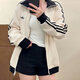 阿迪達斯（adidas）外套男裝女裝 2026春季新款戶(hù)外運動(dòng)防風(fēng)立領(lǐng)舒適時(shí)尚休閑夾克 白色/針織/立領(lǐng)/情侶款 L 【建議體重140斤-160斤】