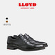 利來(lái)（LLOYD）德國(guó)進(jìn)口男鞋牛皮布洛克商務(wù)正裝德比鞋X-motionN10201 黑色 42