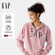 Gap女裝2025春季新款美式膠印logo連帽衛(wèi)衣經(jīng)典款休閑外套761039 淺粉色 M (165/84A)亞洲尺碼