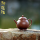 御禧福宜興原礦紫砂壺吳榮華手工家用紫砂泡茶壺紫泥高潘180cc送禮品 紫泥高潘180cc