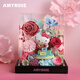 AMYROSE永生花束helloKitty哈嘍凱蒂貓禮盒擺件高級感生日七夕情人節(jié)禮物 HelloKitty—Friday下班約會