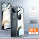 弦融vivos20手機(jī)殼新款vivo s20pro/s19/s18por雙面玻璃免貼膜前后全包鏡頭防摔透明殼膜一體防窺保護(hù) 高清款【黑色】 vivo S20