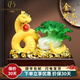 廣贊萊蛇年生肖蛇擺件吉祥物客廳玄關(guān)辦公室裝飾喬遷新居新年禮物 小號(hào)金蛇