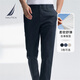 諾帝卡（NAUTICA）【大促爆款】男裝25春夏新款天絲棉錦舒彈經(jīng)典休閑長(zhǎng)褲男PO5191 藏青4NV 32