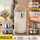骉祥德國(guó)品質(zhì)保溫飯盒24小時(shí)超長(zhǎng)保溫316不銹鋼大容量保溫桶r 米色四層贈(zèng)餐具保溫袋 4層