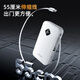 沃品（WOPOW）LQ15 伸縮線(xiàn)移動(dòng)電源 10000毫安充電寶22.5w快充 小巧便攜 可上飛機適用于蘋(píng)果華為安卓小米三星 