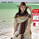 CHALL KITTY民族風(fēng)披肩女士旅游外搭空調(diào)房保暖披肩生日新年禮物送女朋友老婆 淺卡其-高端品牌禮盒裝高級感