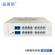 昌德訊ME108程控電話(huà)交換機1進(jìn)8出電話(huà)分線(xiàn)器3進(jìn)8出來(lái)電顯示IVR彩鈴一鍵導航2進(jìn)8出一鍵緊急消防警報 4進(jìn)16出（ME416）