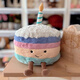 JELLYCAT正品jellycat生日蛋糕玩偶趣味彩虹蛋糕草莓櫻桃蛋糕毛絨公仔禮物 彩虹生日蛋糕-26cm 贈(zèng)送防塵袋