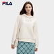 FILA 斐樂官方女子連帽衛(wèi)衣2025春時尚休閑舒適針織長袖上衣