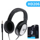 SENNHEISERSENNHEISER森海 HD206頭戴護(hù)耳式監(jiān)聽耳機(jī)低音炮通用耳機(jī) 德版原封HD206