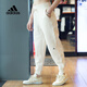 阿迪達斯 （adidas）運動(dòng)褲女褲2025秋季款健身訓練時(shí)尚透氣舒適休閑褲收口小腳褲長(cháng)褲IP7054米白色XL