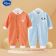 迪士尼（Disney）嬰兒連體衣秋季嬰幼兒衣服四季純棉初秋家居服新生 【狐貍+熊貓】純棉四季款 90cm 90 建議20-23斤的寶寶