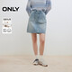 ONLY 2025春季復(fù)古工裝風(fēng)高腰顯瘦牛仔短裙半身裙女|125137023
