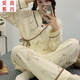 愛(ài)茵慕西夏季薄款月子服純棉孕婦睡衣產(chǎn)婦哺乳睡衣可外穿喂奶衣家居服套裝 AXXE82-8#小熊 XL碼 (推薦體重115-135斤左右)