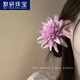 默研（MOYAN）原創(chuàng)超仙紫色海膽花發(fā)夾海氛圍感對(duì)鏡拍仿真花朵頭飾盤(pán)發(fā)器夾子女 紫色仿真海膽花朵發(fā)夾-1個(gè)A01-202