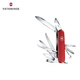 維氏（VICTORINOX）【微瑕慎拍】瑞士軍刀大當(dāng)家15項(xiàng)功能水果刀戶外多功能刀折疊刀 時(shí)尚紅1.4713