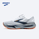 布魯克斯（BROOKS） ADRENALINE GTS 追嵐24 跑鞋男緩震透氣女運動(dòng)跑步鞋 男款 白色/深藍/云淡灰 41