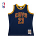 NBA官方MITCHELL&NESS 勒布朗詹姆斯Swingman系列男子球衣籃球服背心 詹姆斯-球衣 L
