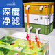 森森魚(yú)缸周轉箱過(guò)濾箱魚(yú)池過(guò)濾器水循環(huán)系統整套上濾滴流盒過(guò)濾盒 小號三層 箱體+全套濾材+水泵