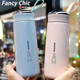 FANCYCHIC男女便攜水杯玻璃防燙杯雙層時(shí)尚學(xué)生水杯上班族網(wǎng)紅奈斯簡約耐用 主圖款 奈斯杯無鉛