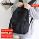 Walker Shop奧卡索品牌女士雙肩包新款背包百搭旅行包輕便電腦包 黑色情人節(jié)生日禮物女送女友老婆