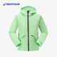 迪卡儂（DECATHLON）兒童沖鋒衣保暖外套男童女童上衣秋戶(hù)外防雨透氣夾克MH900 漫野綠-2025年新款 均碼 151-160cm12-13歲