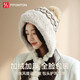 FitonTon毛線(xiàn)帽女秋冬帽子女費爾島冷帽加厚保暖護耳防寒針織帽顯臉小