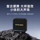 朗琴M3復古便攜式藍牙音箱小型超重低音炮戶外大音量可插卡防水無線小音響 炫酷黑 標配【音箱+充電線+說明書】