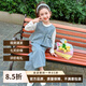 漢唐貝貝女童春裝2025新款套裝洋氣時髦兒童春秋季牛仔寶寶網(wǎng)紅炸街三件套 藍(lán)色 120 (建議105-115cm 4-5.2周歲)