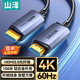 山澤光纖HDMI線2.0版 4K60Hz發(fā)燒級(jí)高清線3D視頻線 電腦電視投影儀顯示器工程裝修連接線100米GXT100