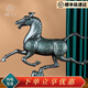 E&N銅馬擺件黃銅馬踏飛燕辦公室桌面裝飾擺件馬到成功公司開業(yè)禮品 一號 長71寬15高55cm 重約35斤