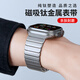 JINGZ適用蘋(píng)果手表iwatch s10表帶s9純鈦金屬u(mài)ltra2/8/7/6/se/5鈦合金apple watch磁吸米蘭尼斯夏季男女 新【鈦金色】純鈦丨磁吸45/46/44/49mm
