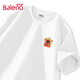 班尼路（Baleno）短袖t恤男2025夏季新款情侶上衣可愛(ài)萌寵青少年百搭純棉五分袖