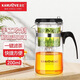 金灶金灶TP-160玻璃茶壺按壓式飄逸杯茶水壺玻璃茶具泡茶器泡茶壺 TP-160(容量500ml)