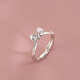 兩世歡S925銀在逃公主蝴蝶結戒指女小眾高級感甜美開(kāi)口戒生日禮物送女友 在逃公主蝴蝶結戒指