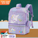 托米·約翰 TOMI JOHN兒童書(shū)包女生小學(xué)生背包男孩輕護脊減負三到六年級大容量 紫色