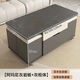 家用多功能巖板升降茶幾客廳可移動(dòng)餐桌網(wǎng)紅小戶(hù)型創(chuàng  )意茶臺茶幾 【灰巖板+灰柜體】120長(cháng)60寬