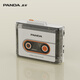 熊貓（PANDA）6508 新款磁帶播放機 磁帶機隨身聽(tīng) 立體聲藍牙懷舊復古walkman老式卡帶機音箱七夕情人節生日禮物 標配【含耳機】